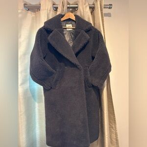 Abercrombie & Fitch Charcoal Teddy Jacket